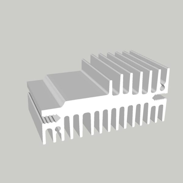 1081 26.90 mm wide Extruded heatsinks for lock-in retaining spring 2