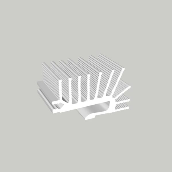 153 AS 22 mm wide Extruded Aluminium Heatsink for PCB Mounting SK 526 2