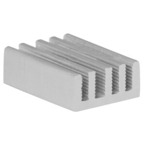 2455 AS 17mm wide Extruded Aluminium Heatsink for PCB Mounting SK 521 1