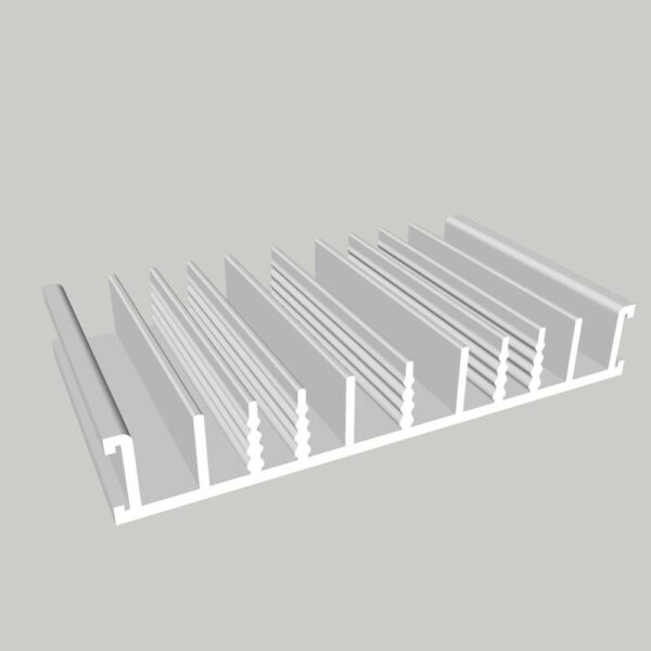 379 AS 100mm wide Extruded Aluminium Heatsink for PCB Mounting SK 414 2