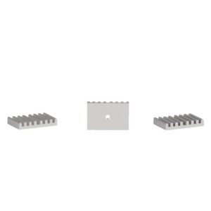 455 AS 27mm wide Extruded Aluminium Heatsink for PCB Mounting SK 473 1