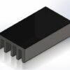 2455 AS 17mm wide Extruded Aluminium Heatsink for PCB Mounting SK 521 3