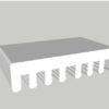 455 AS 27mm wide Extruded Aluminium Heatsink for PCB Mounting SK 473 2